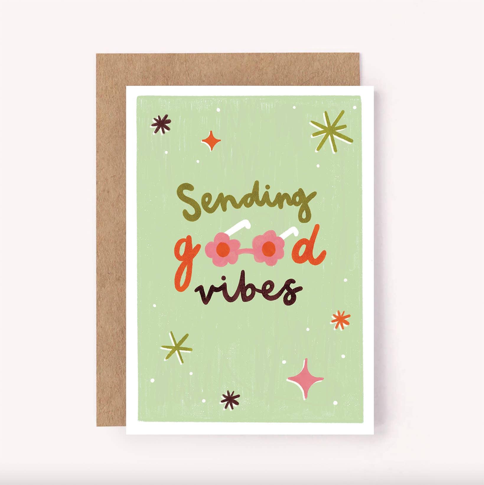 Greeting Card Sending Good Vibes