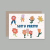 Greeting Card Lets Party