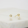 Gold Aria Stud Earring