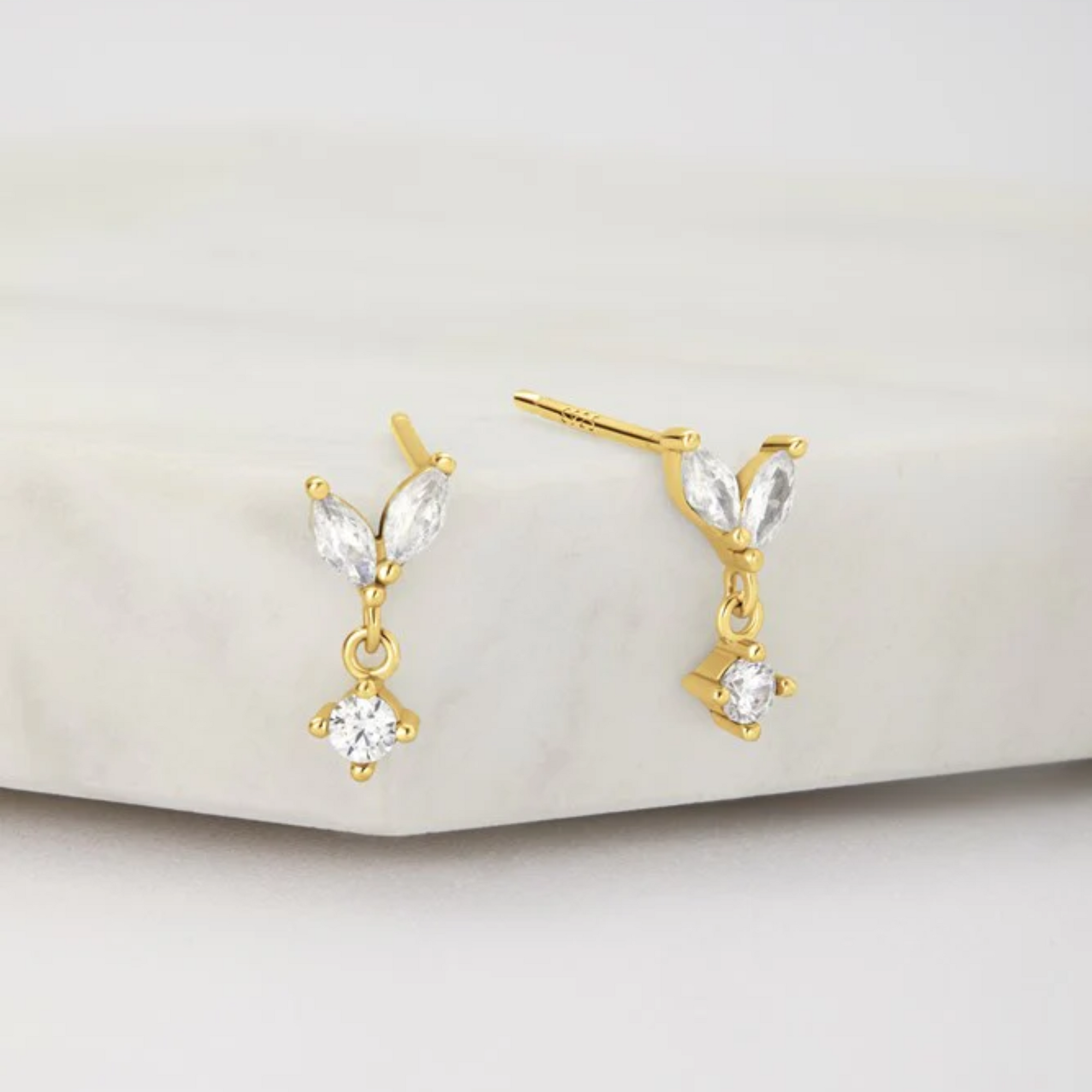 Gold Chloe Stud Earring