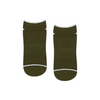 Men&#39;s Khaki Stripe Classic Low Rise Grip Socks