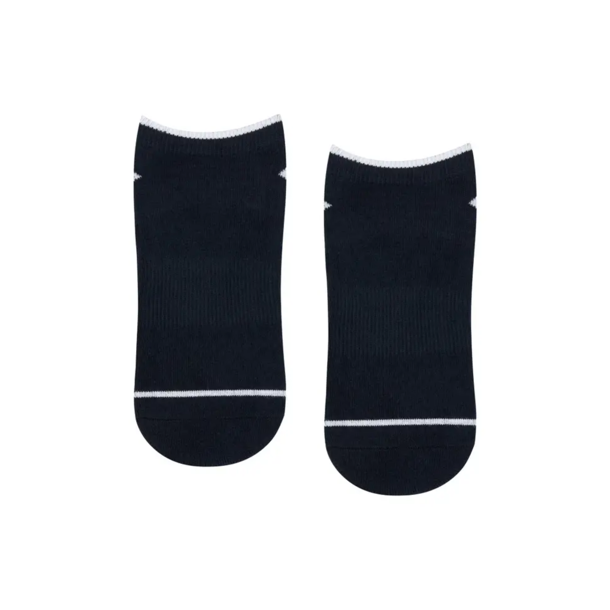 Men's Navy Stripe Classic Low Rise Grip Socks