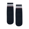 Men&#39;s Nautical Stripes Crew Non Slip Grip Socks