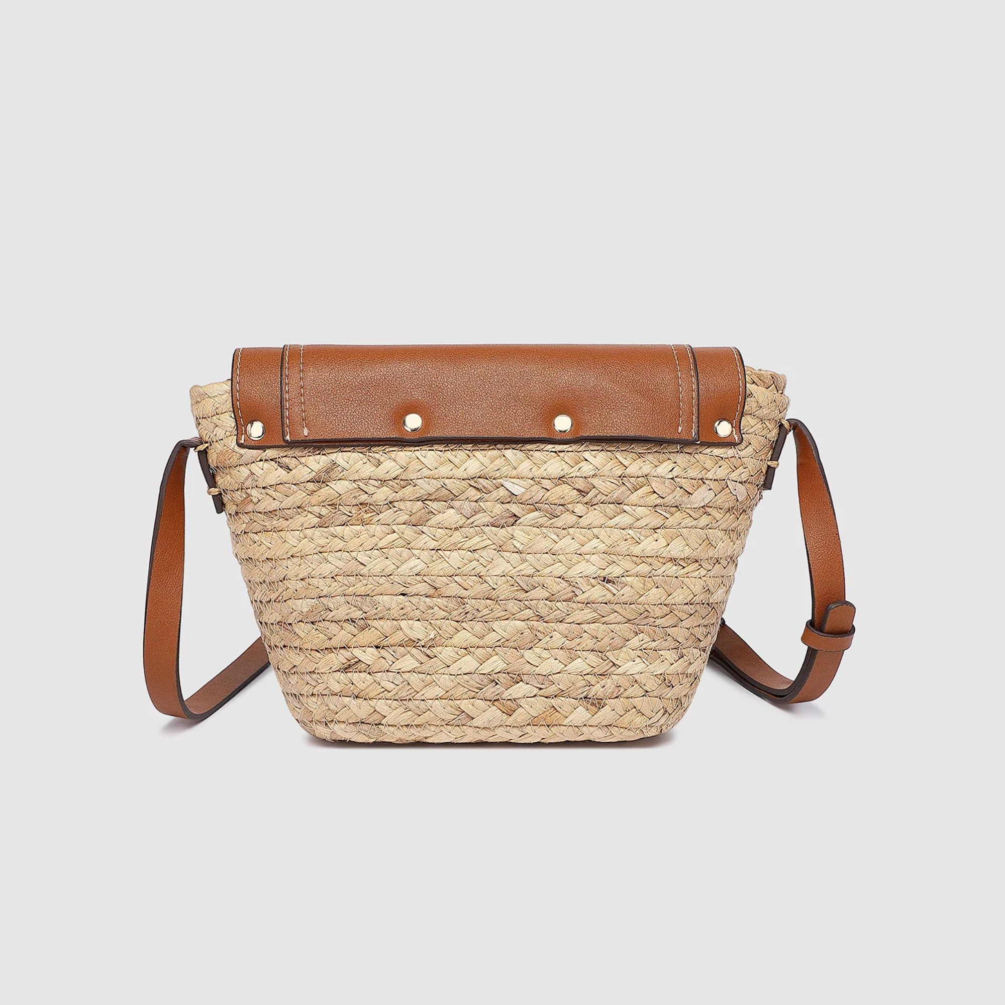 Dixie Straw Crossbody Bag