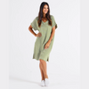 Elise V-Neck Rib Dress