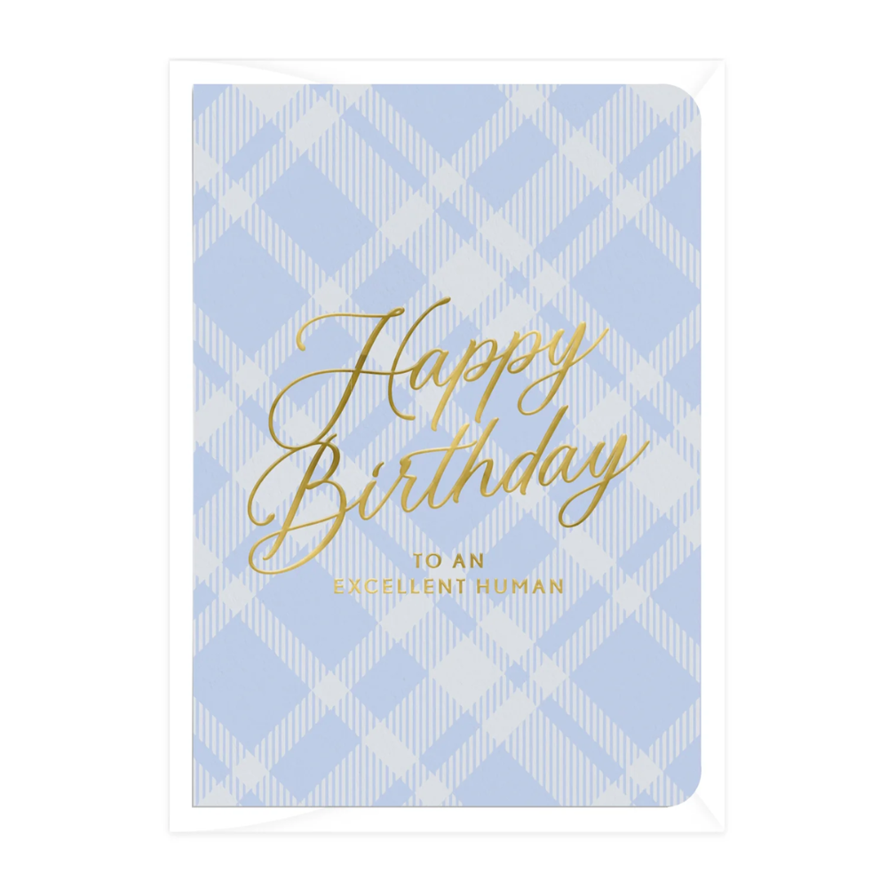 Happy Birthday to an Excellent Human Greeting Card