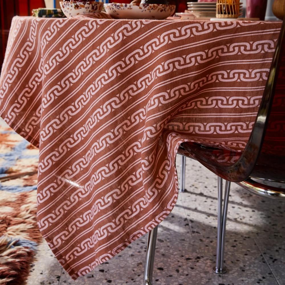 Fidel Linen Tablecloth