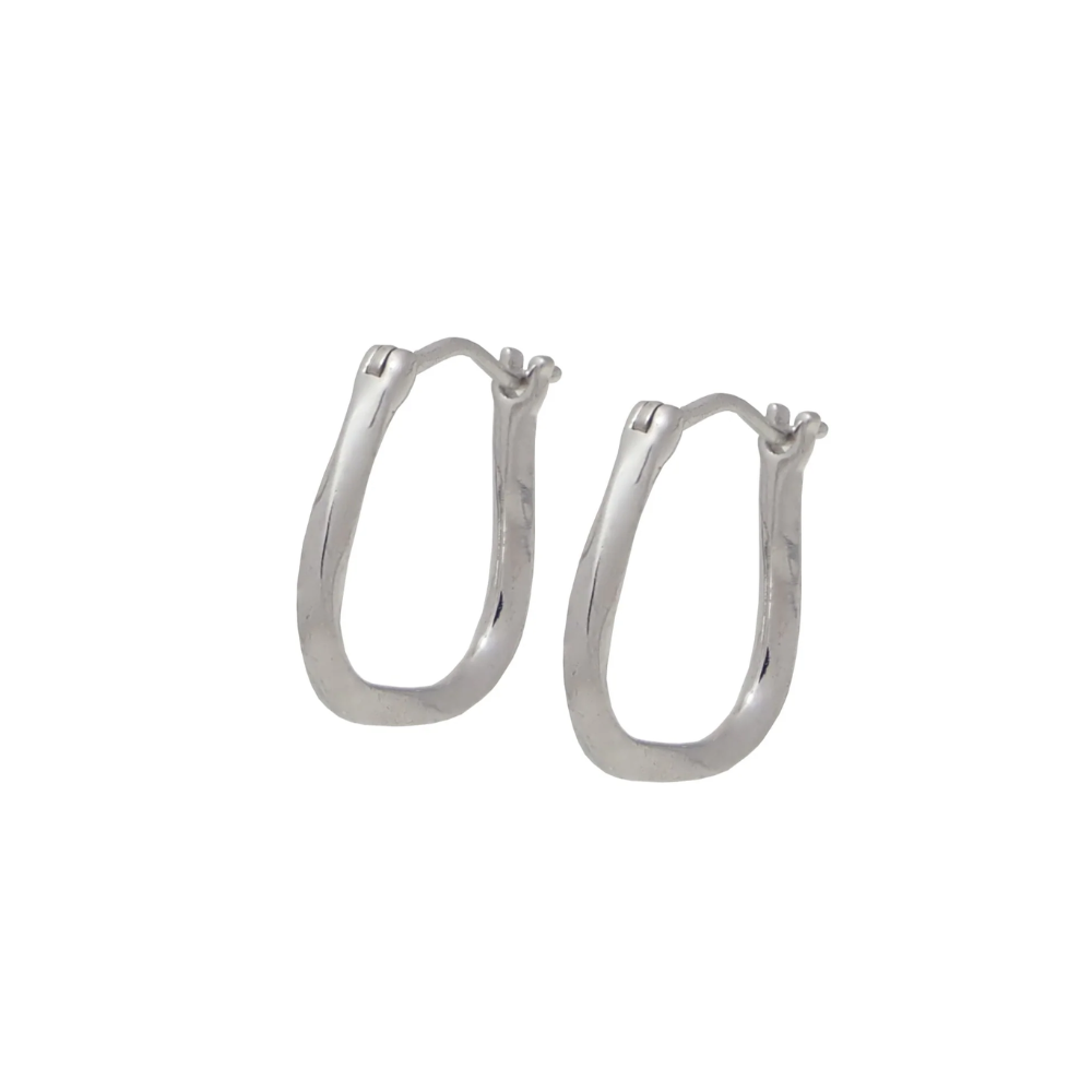 Sterling Silver Fingal Hoops