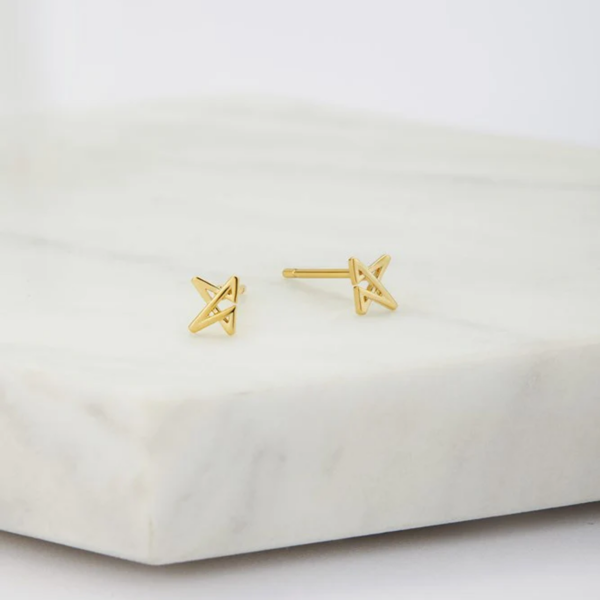 Gold Amelia Stud Earring