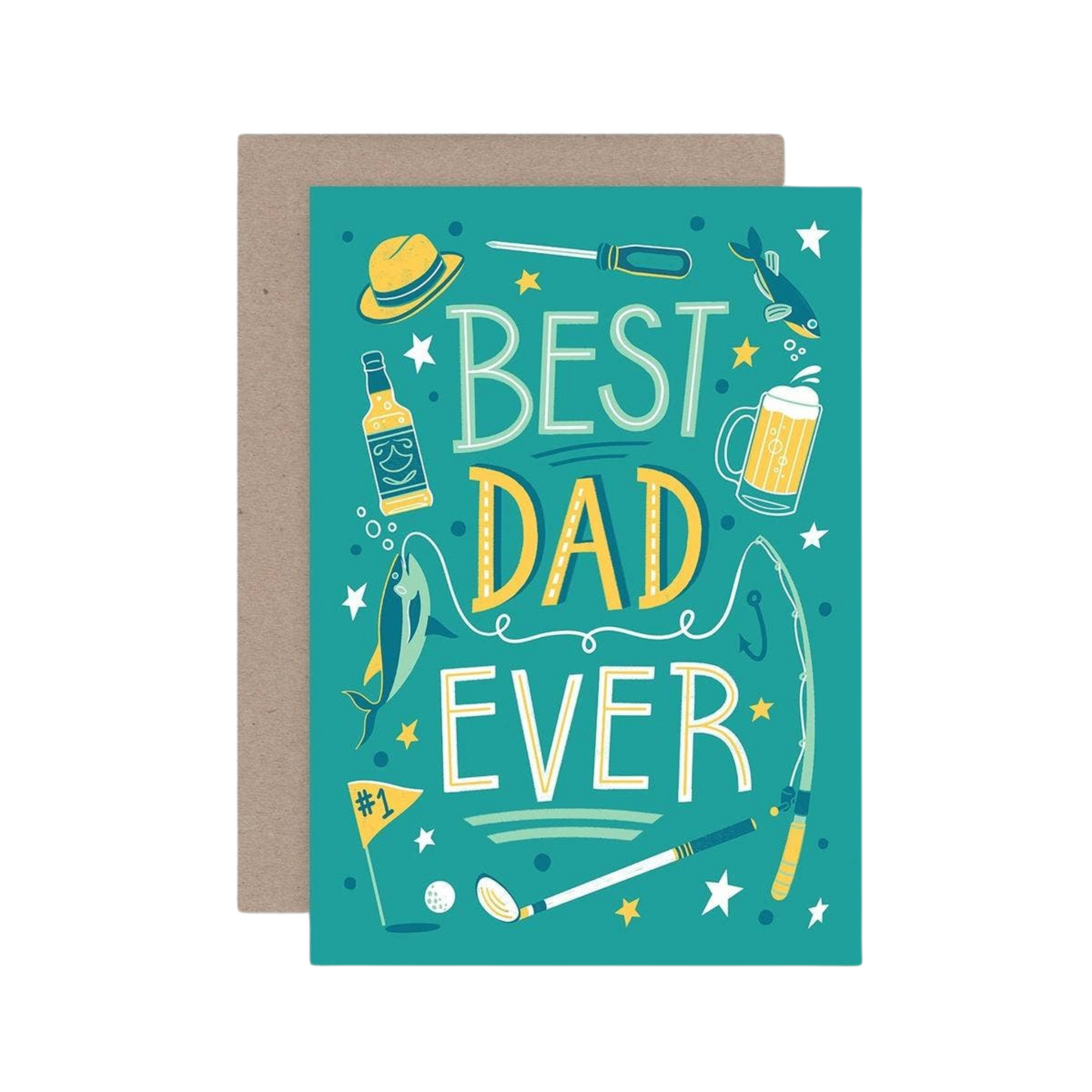 Greeting Card Best Dad Ever