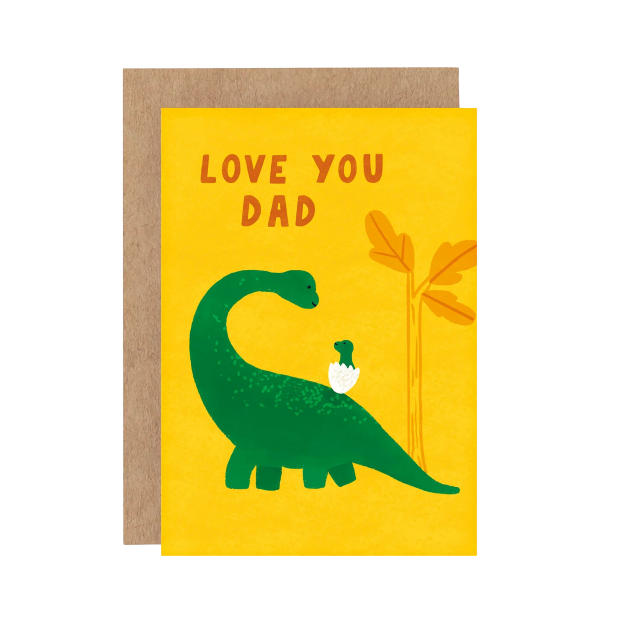 Greeting Card Dinosaur Dad