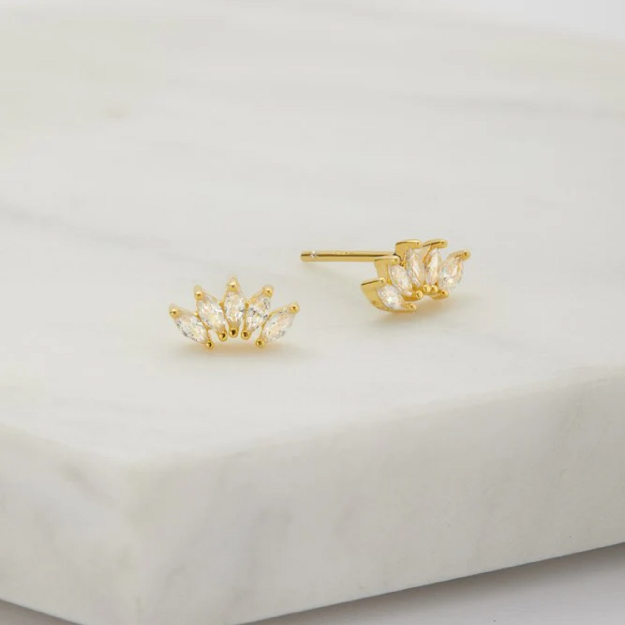 Gold Isabella Stud Earring