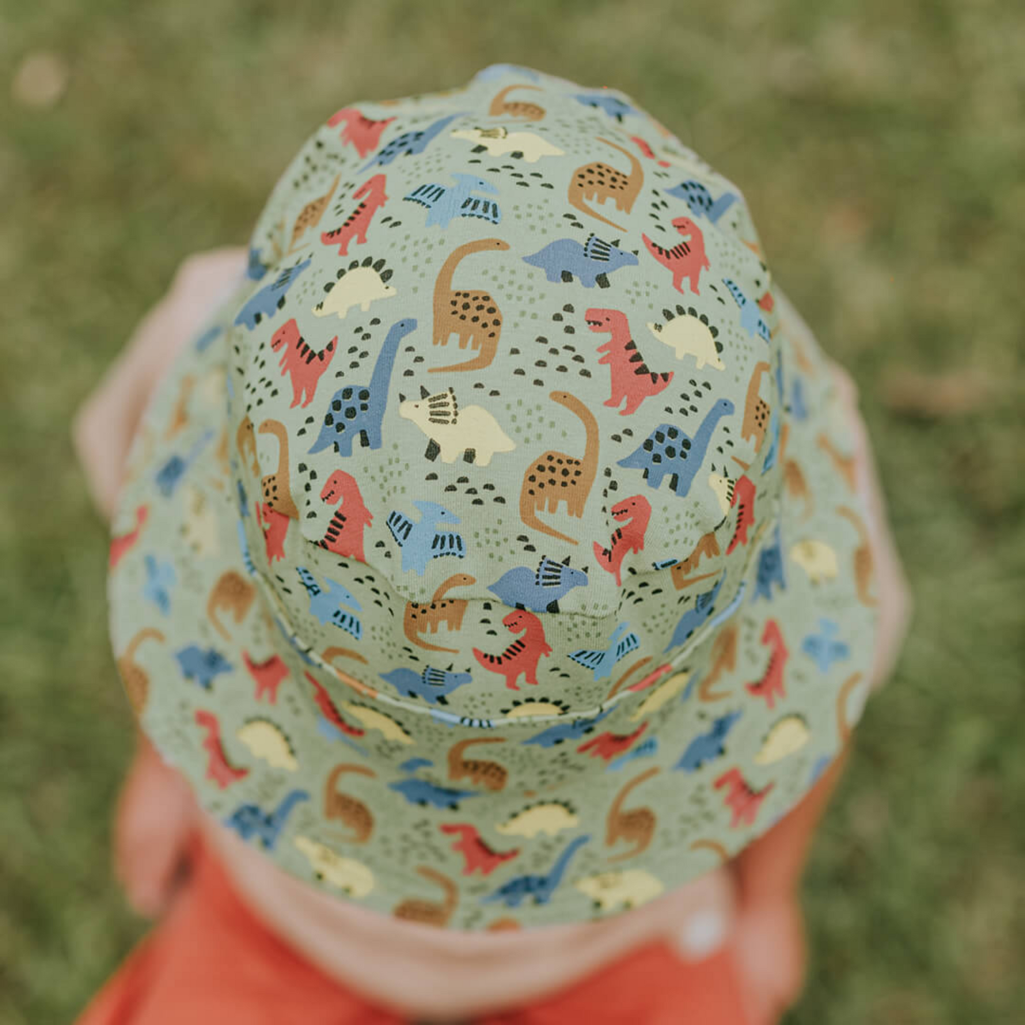 Kids Classic Bucket Sun Hat - Dino