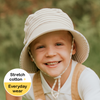 Kids Classic Bucket Sun Hat - Natural Stripe