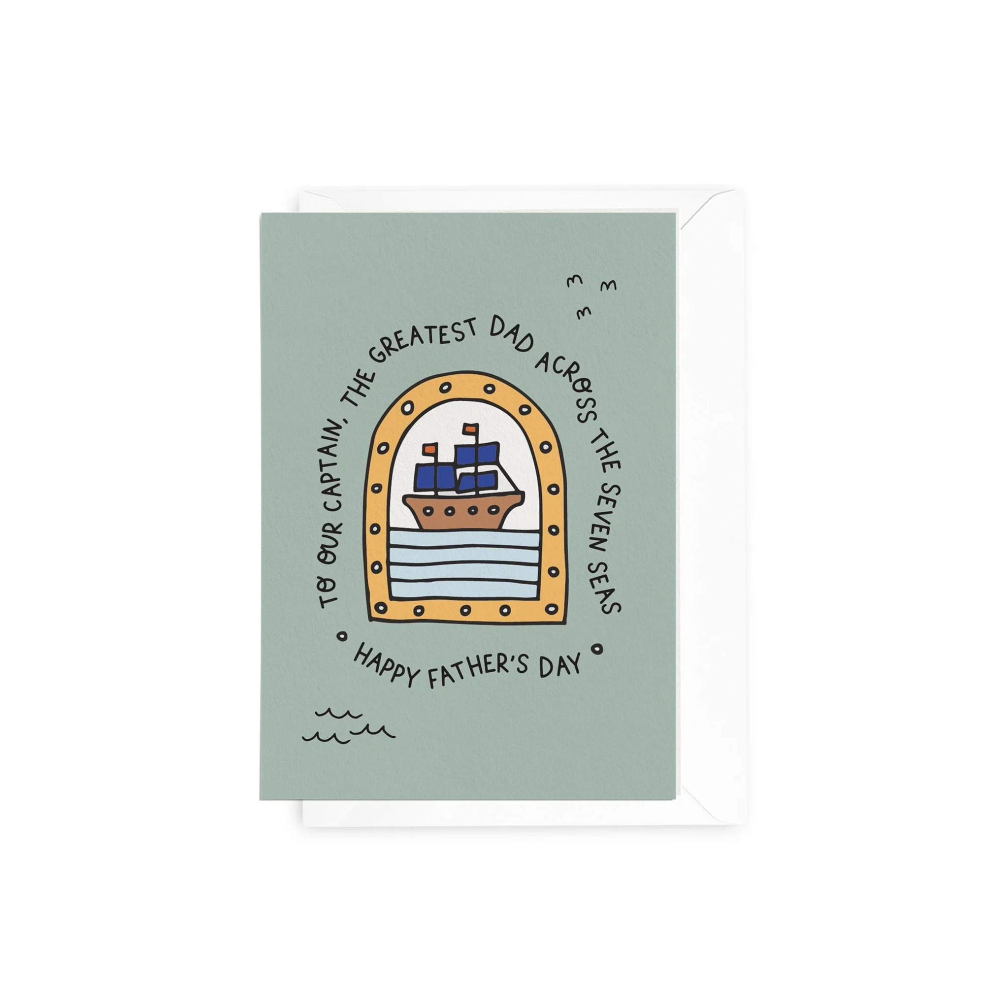 Our Captain Greeting Card