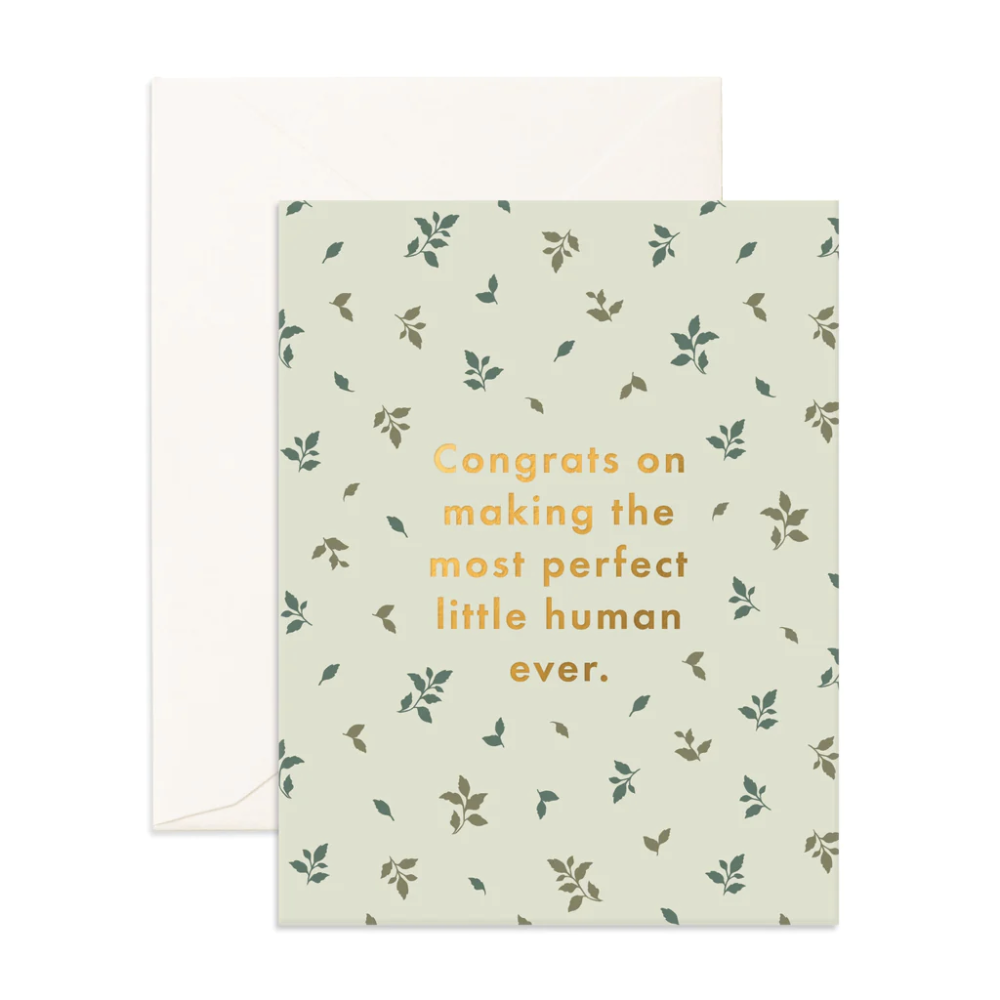 Greeting Card Perfect Little Human