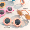 Toddler 2-Tone Flower Sunglasses