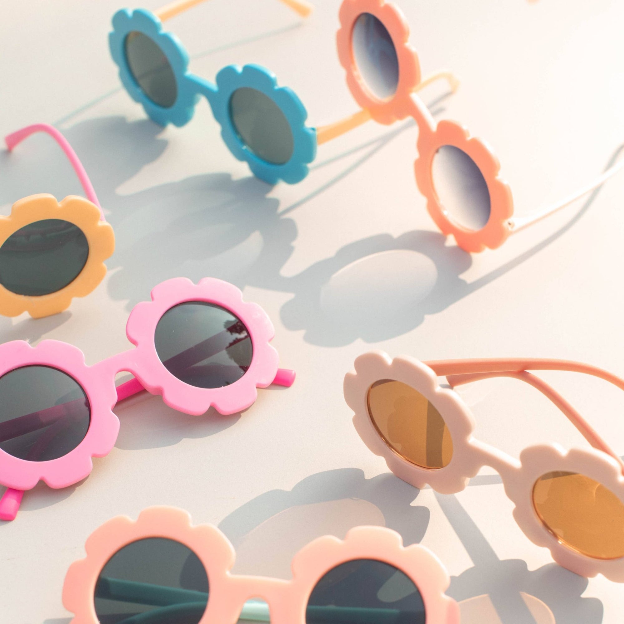 Toddler 2-Tone Flower Sunglasses