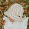 Toddler Bucket Sun Hat - Natural Stripe