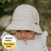 Toddler Bucket Sun Hat - Natural Stripe