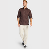 Men&#39;s Hampton Long Sleeve Linen Shirt