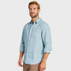 Men&#39;s Hampton Long Sleeve Linen Shirt