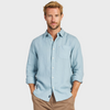 Men&#39;s Hampton Long Sleeve Linen Shirt