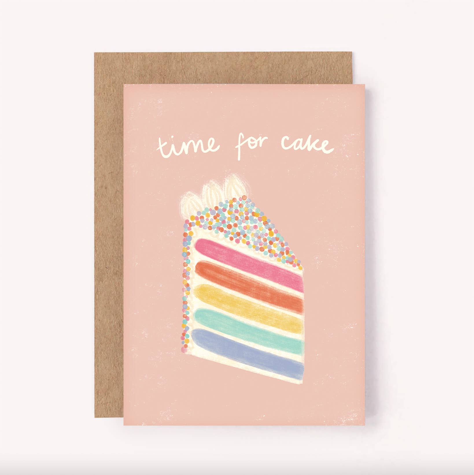 Greeting Card Time for Cake