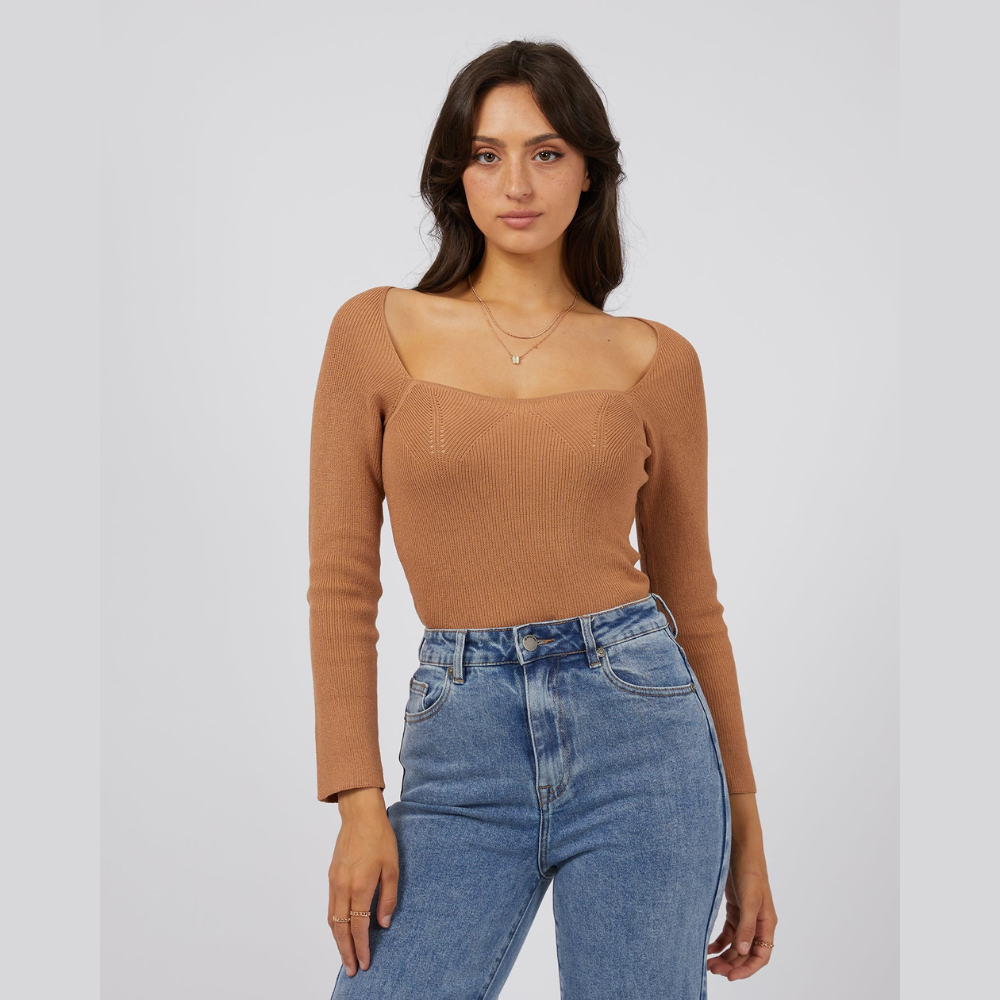 Jessa Knit Top