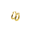 18K Gold Vermeil Echo Hoops