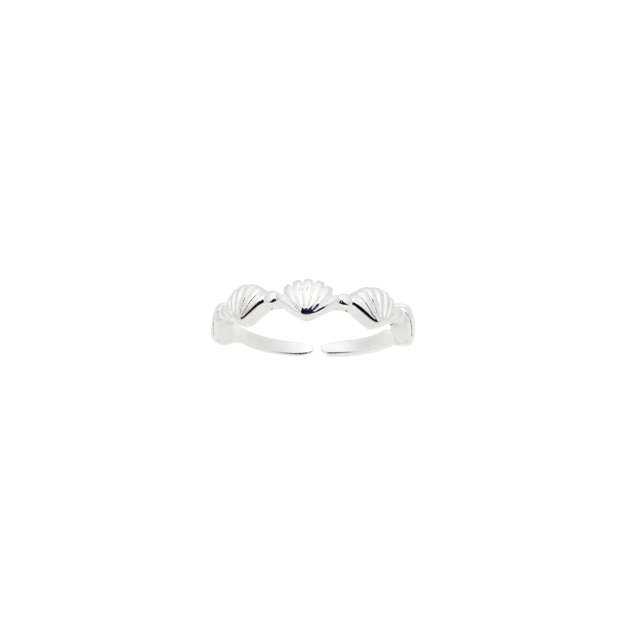 Sterling Silver Seashell Ring