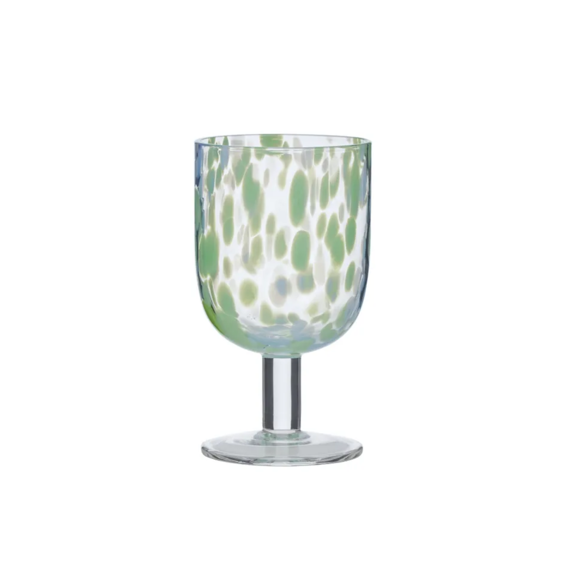 Freckle Glass Goblet