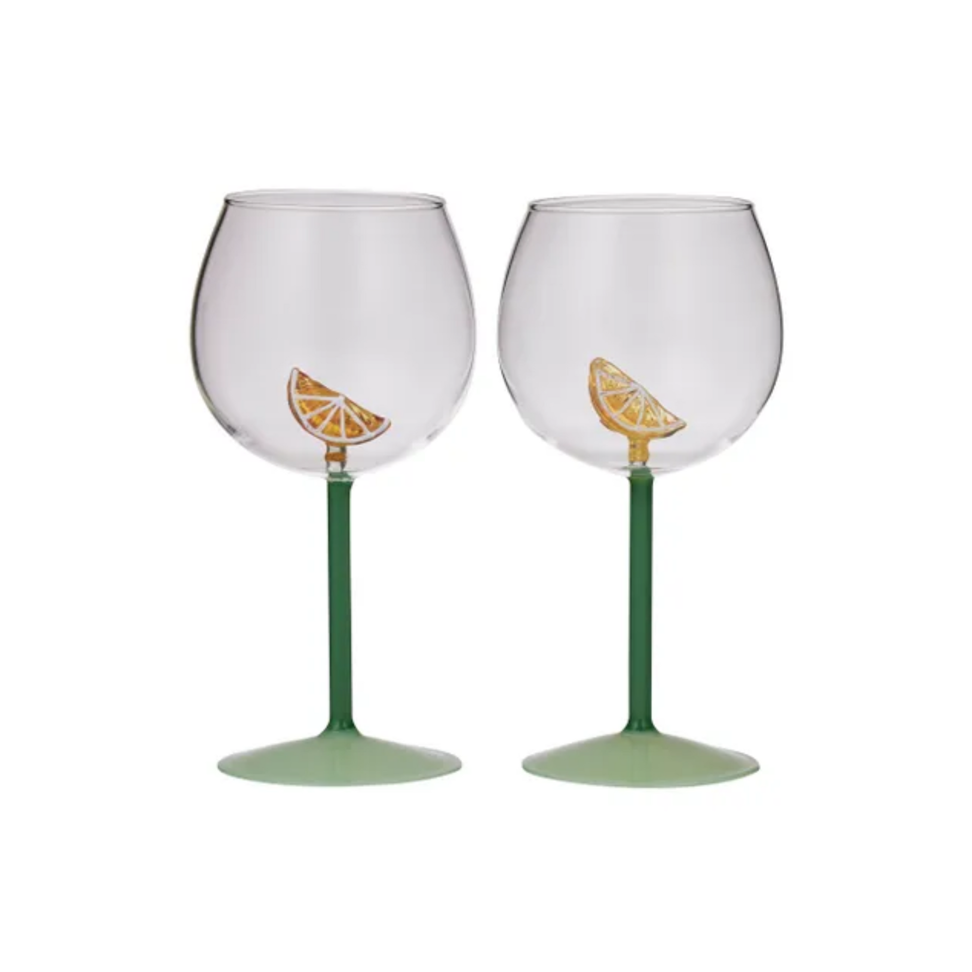 Lemon Gin Balloon Glass Set