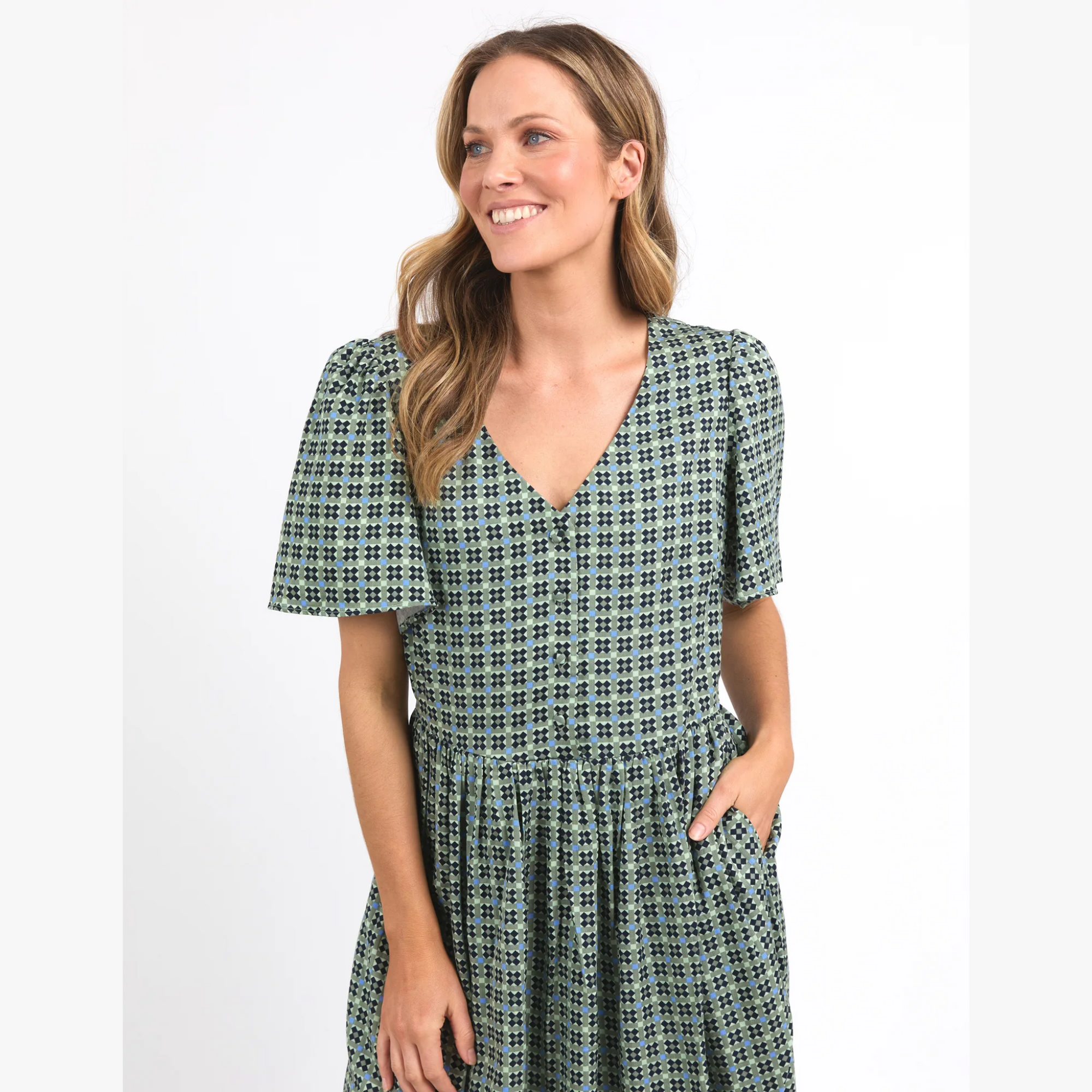 J25 Tile Geo Dress