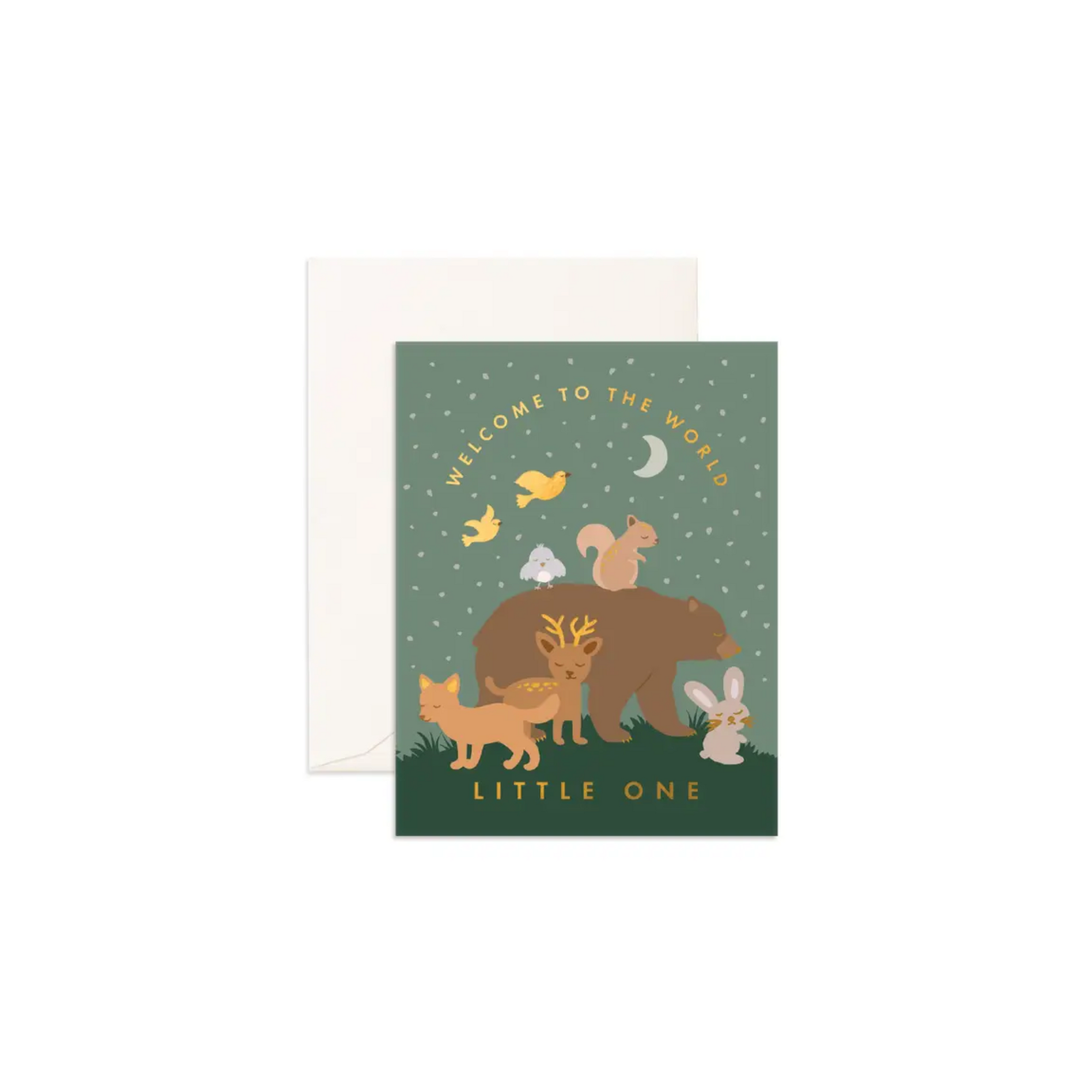 Greeting Card Little One Woodland