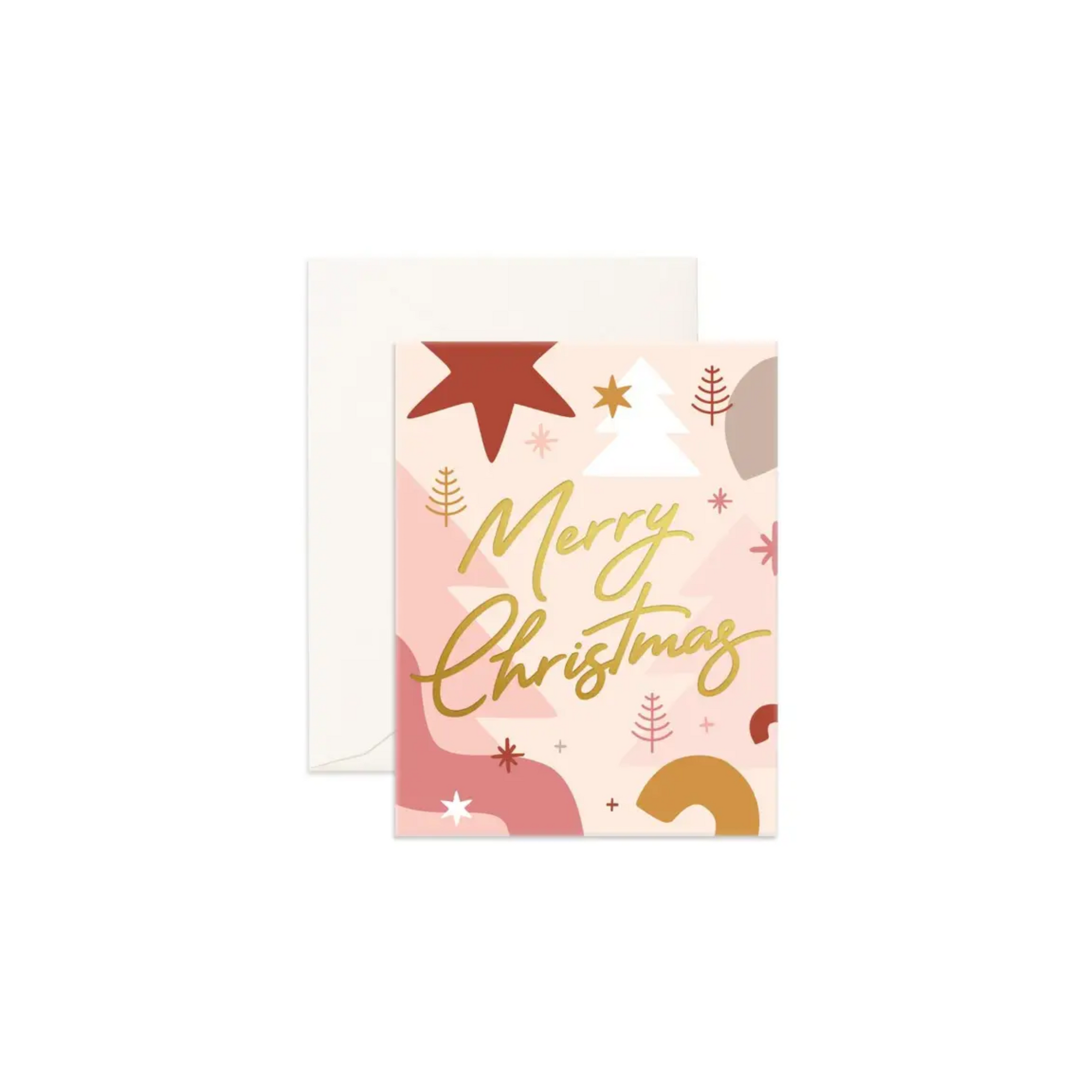 Greeting Card Merry Christmas Abstract