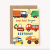 Greeting Card Vehicles Birthday