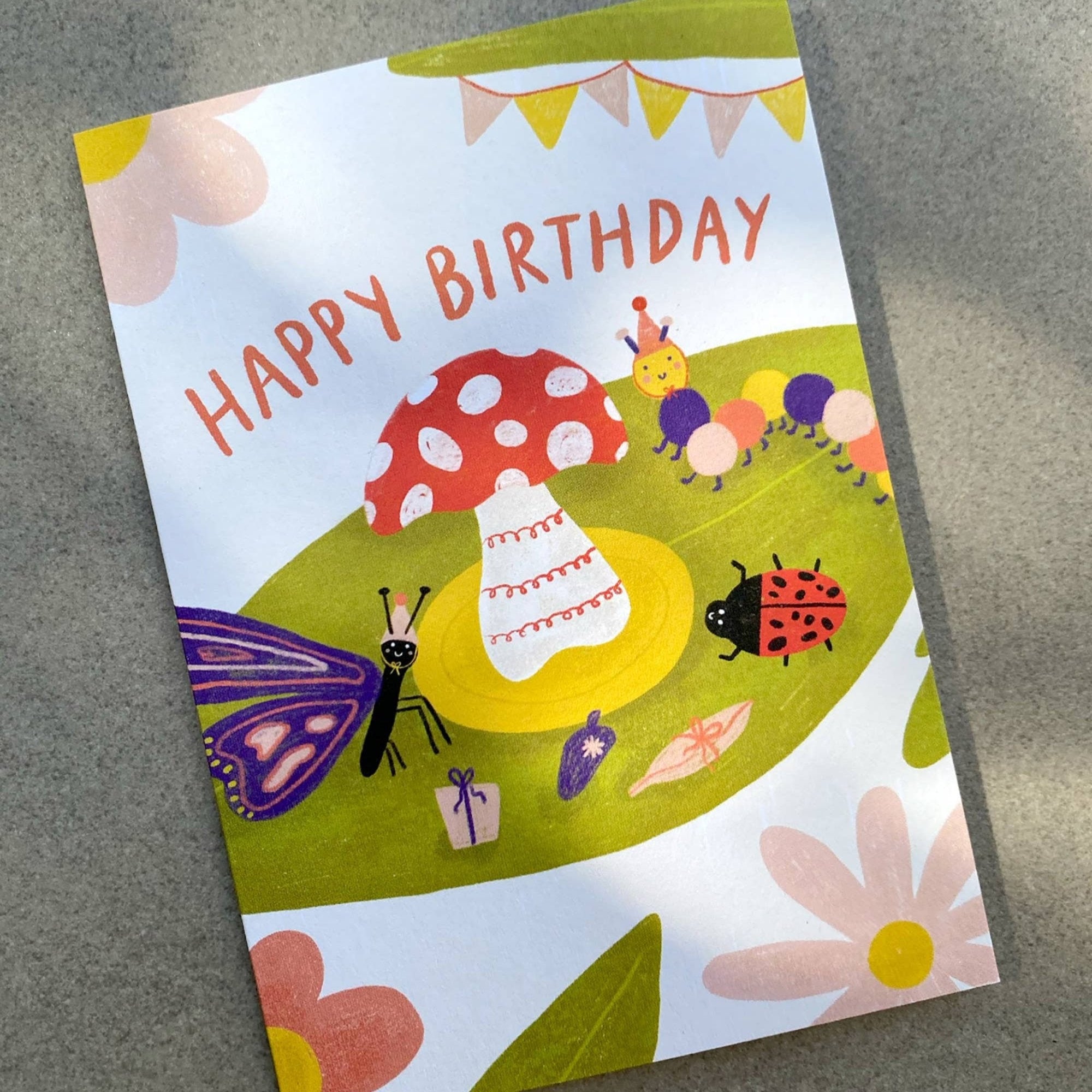 Greeting Card Bug Party