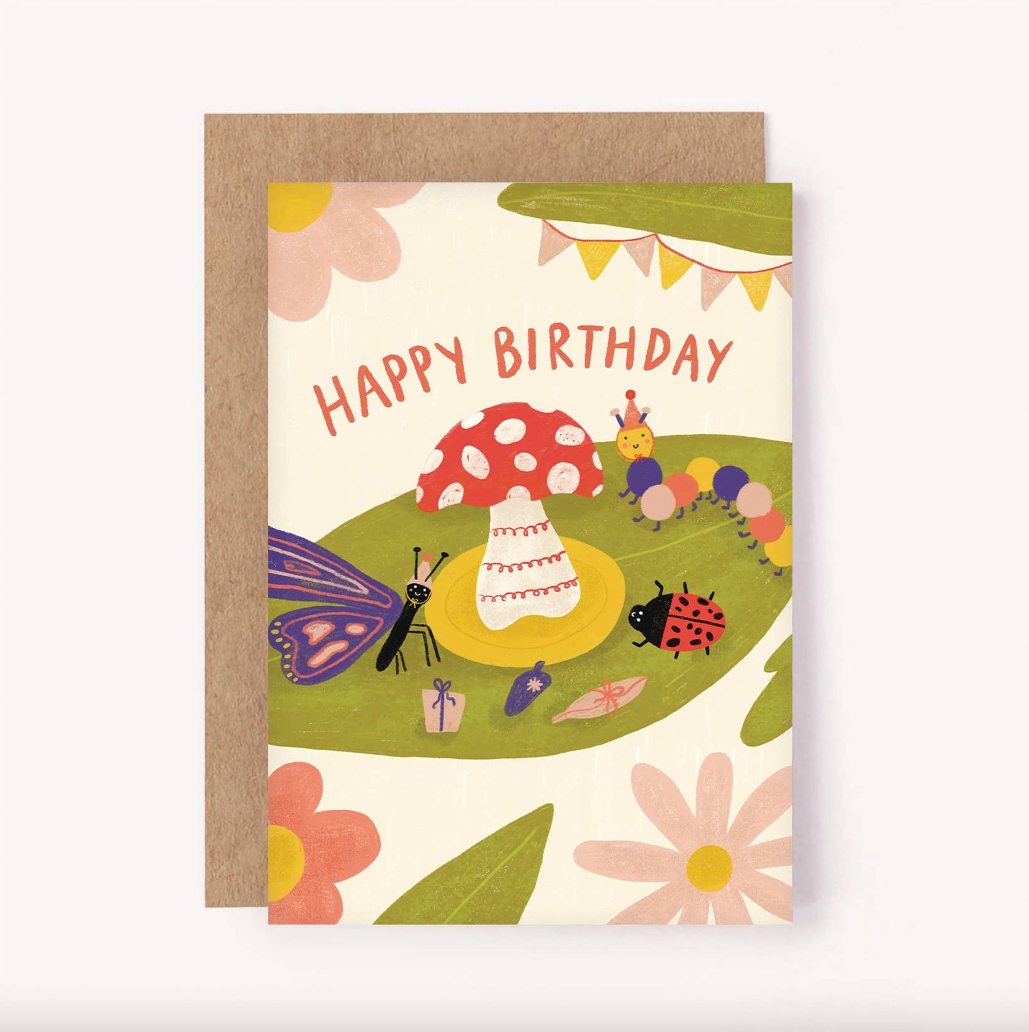 Greeting Card Bug Party