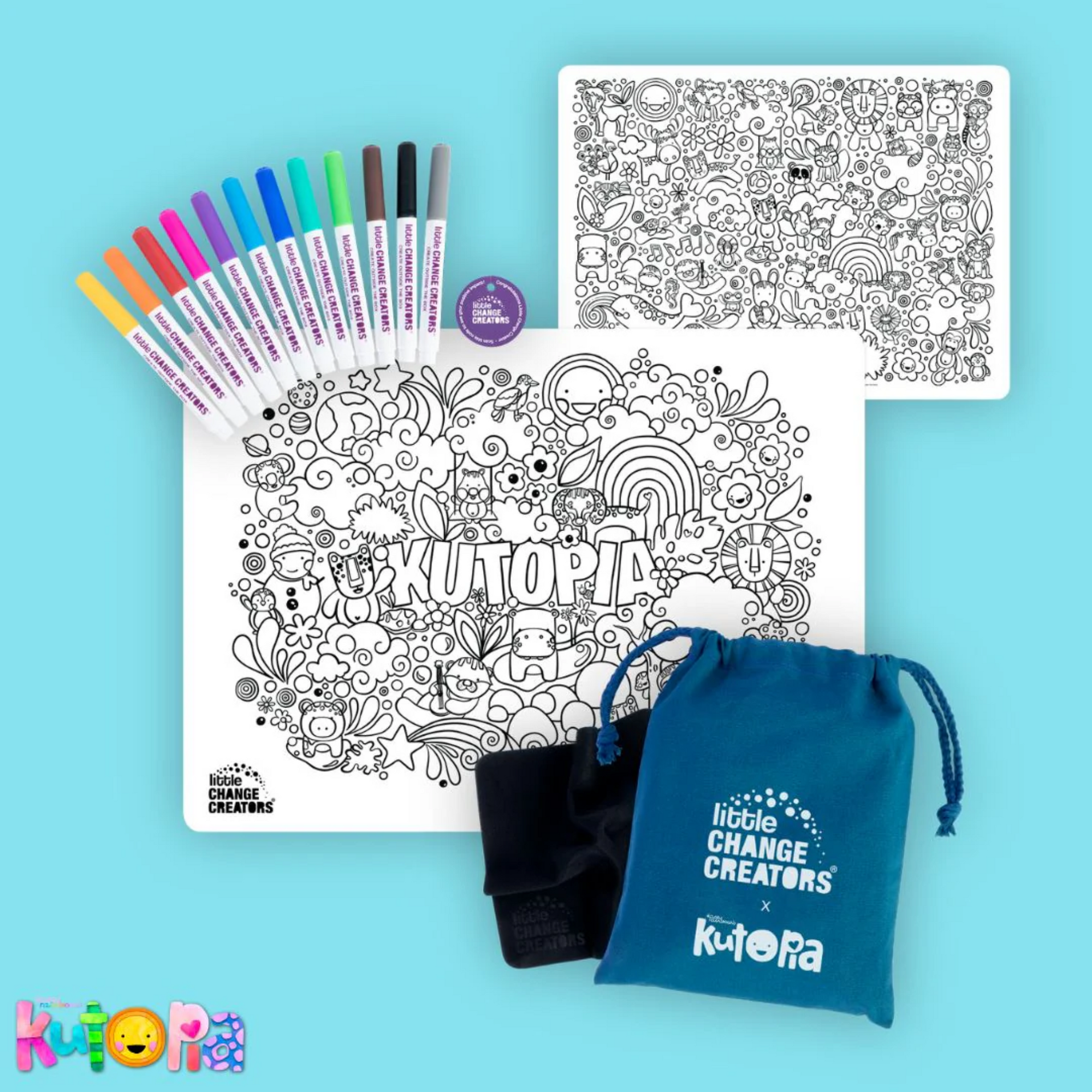 Reusable Colouring Set Kutopia