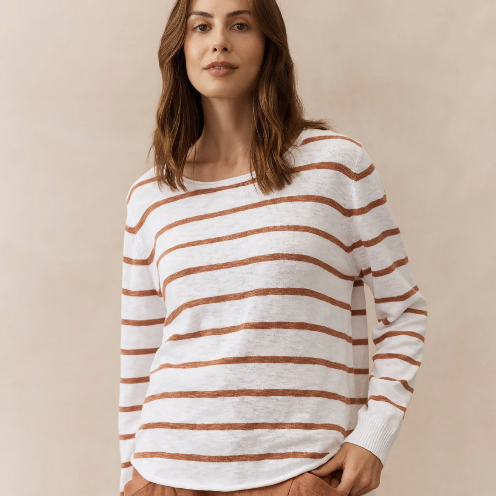 Stripe Nellie Top