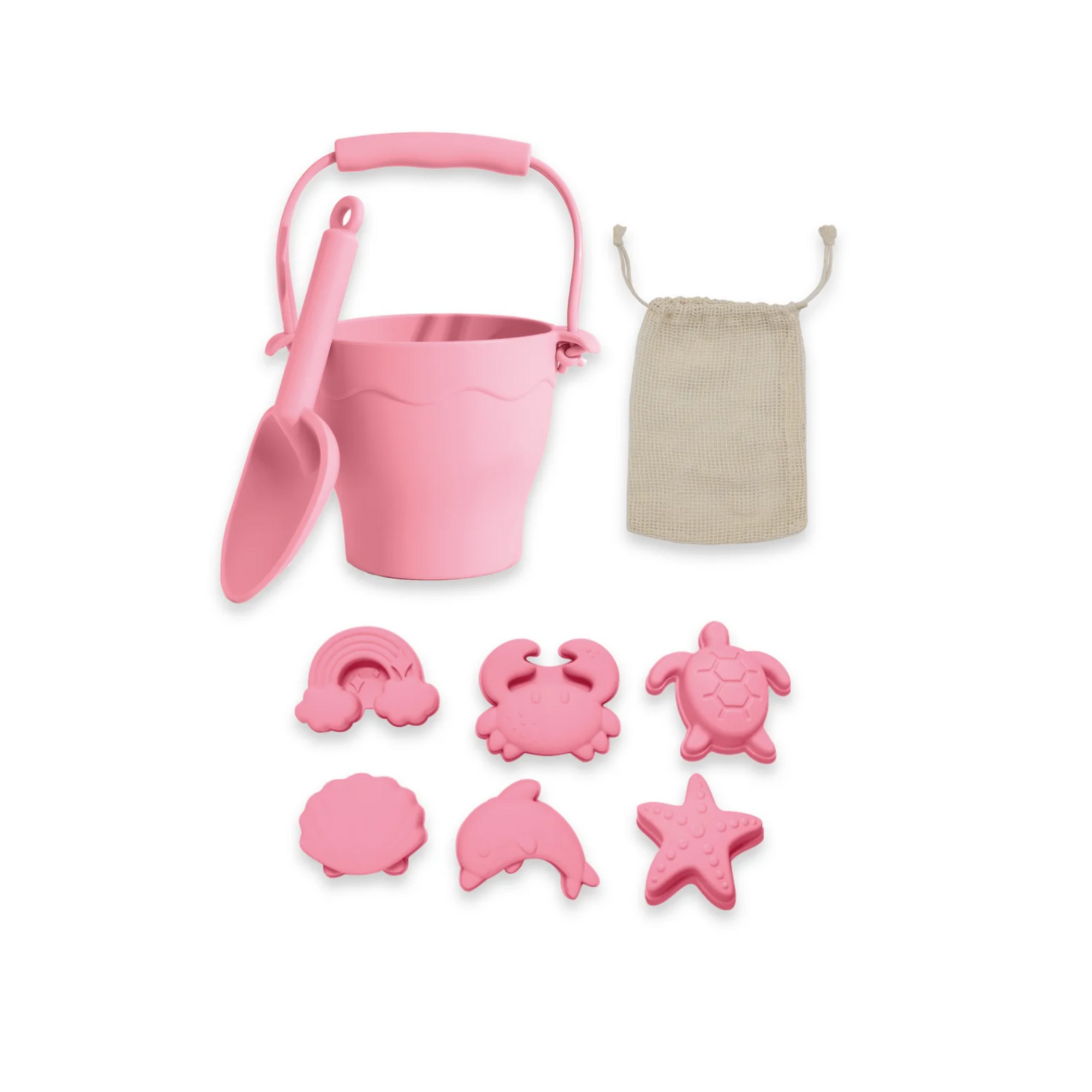 8pc Silicone Bucket Set