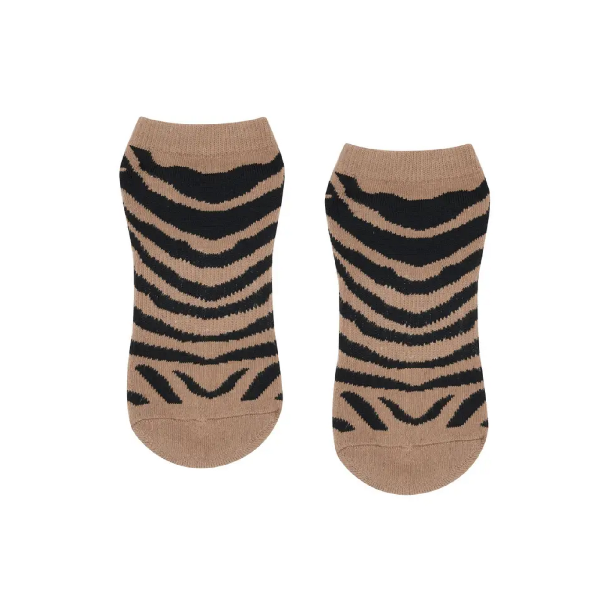 Midnight Zebra Classic Low Rise Grip Socks