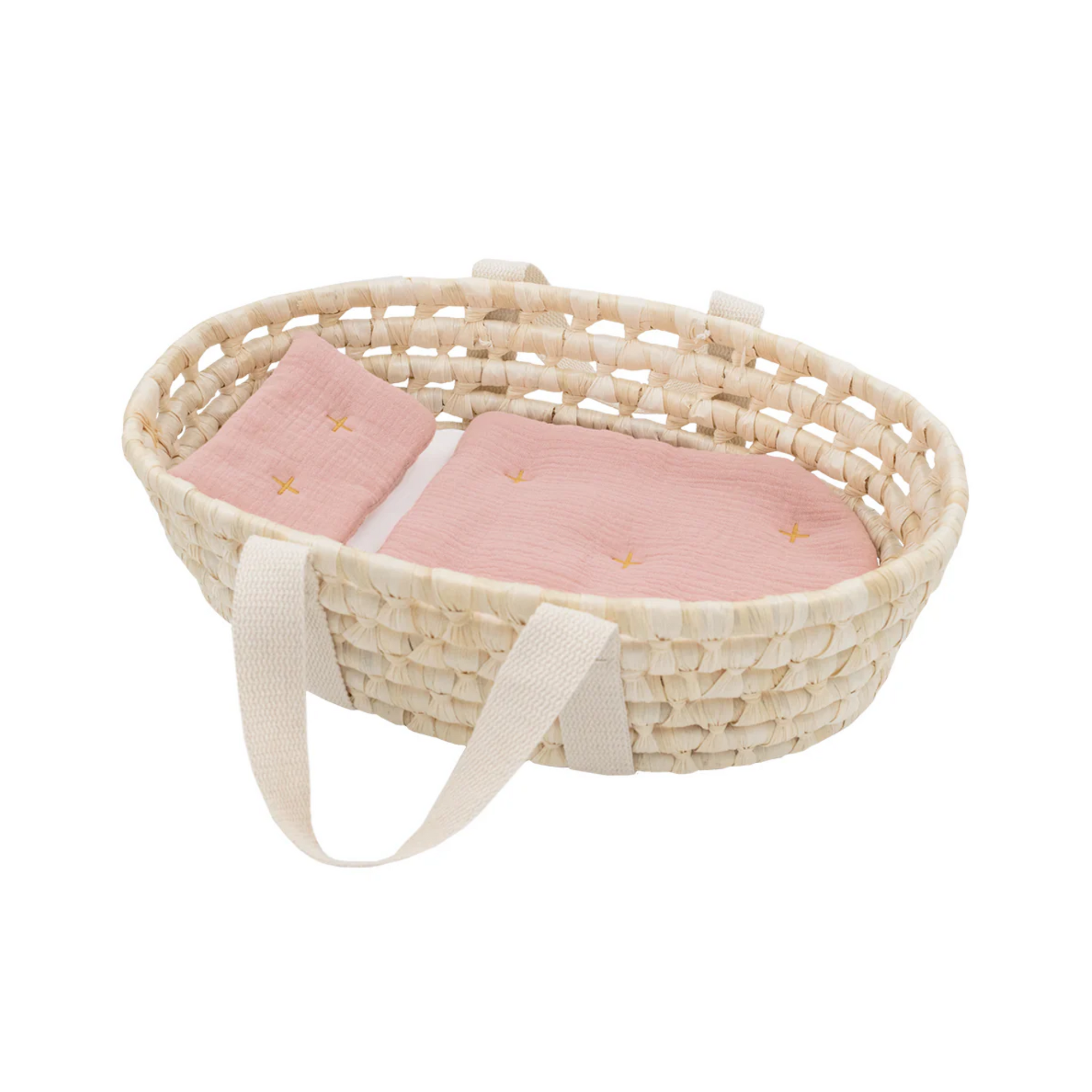 Woven Doll Moses Basket