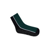 Fluid Green &amp; Black Crew Non Slip Grip Socks