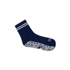 Good Day Navy Crew Non Slip Grip Socks