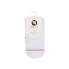 Polo Stripe White Crew Non Slip Grip Socks