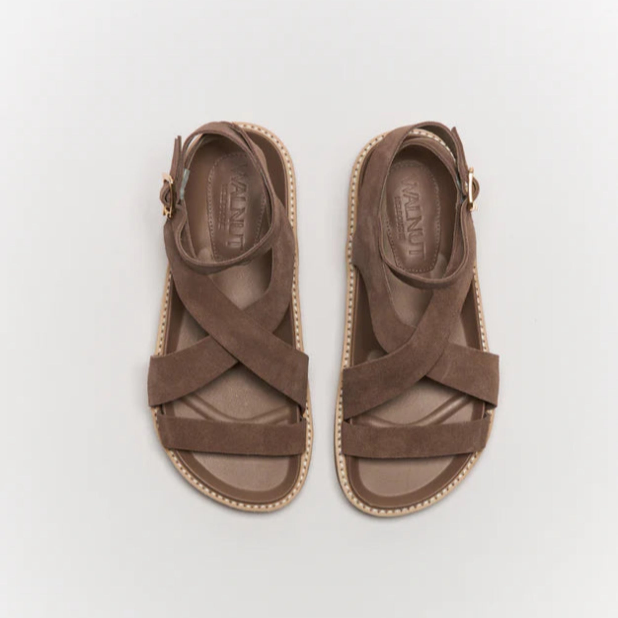 Pilar Leather Sandal Cocoa Suede