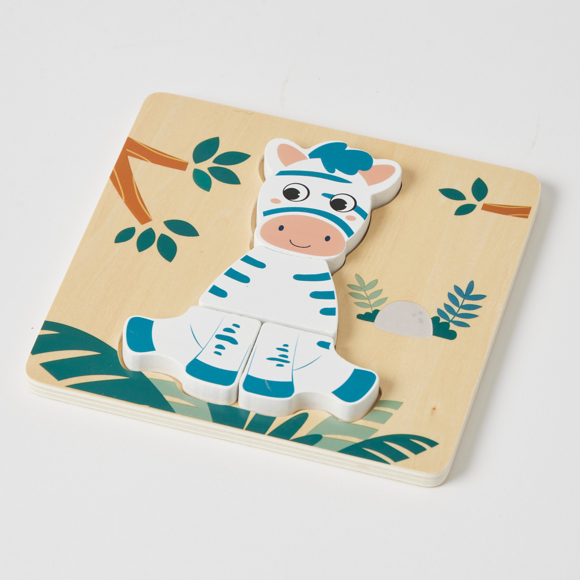 Wooden Zebra Puzzle