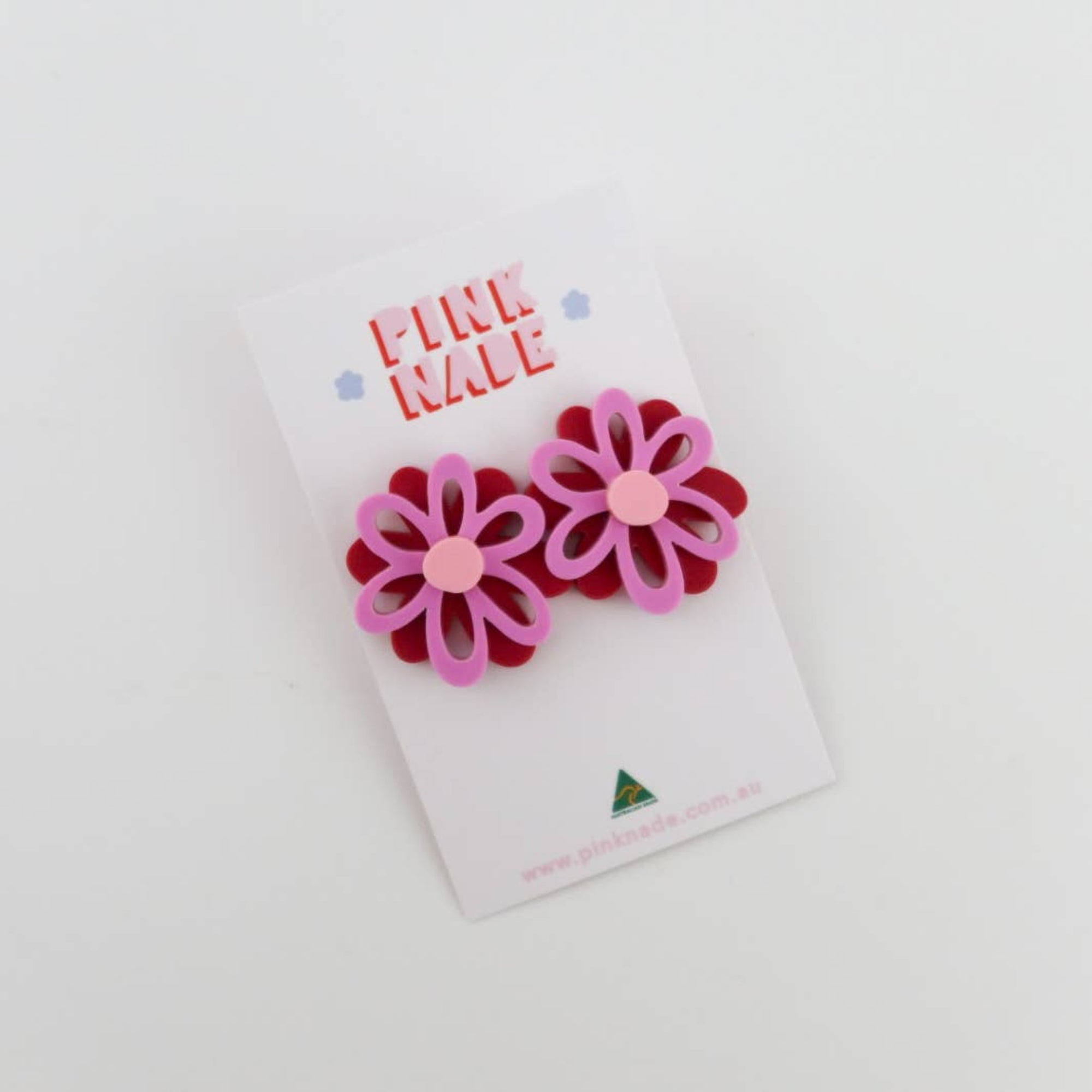 Dahlia Flower Statement Stud